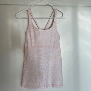 Stori Katy Hearn pink and white redemption shelf tank size 8